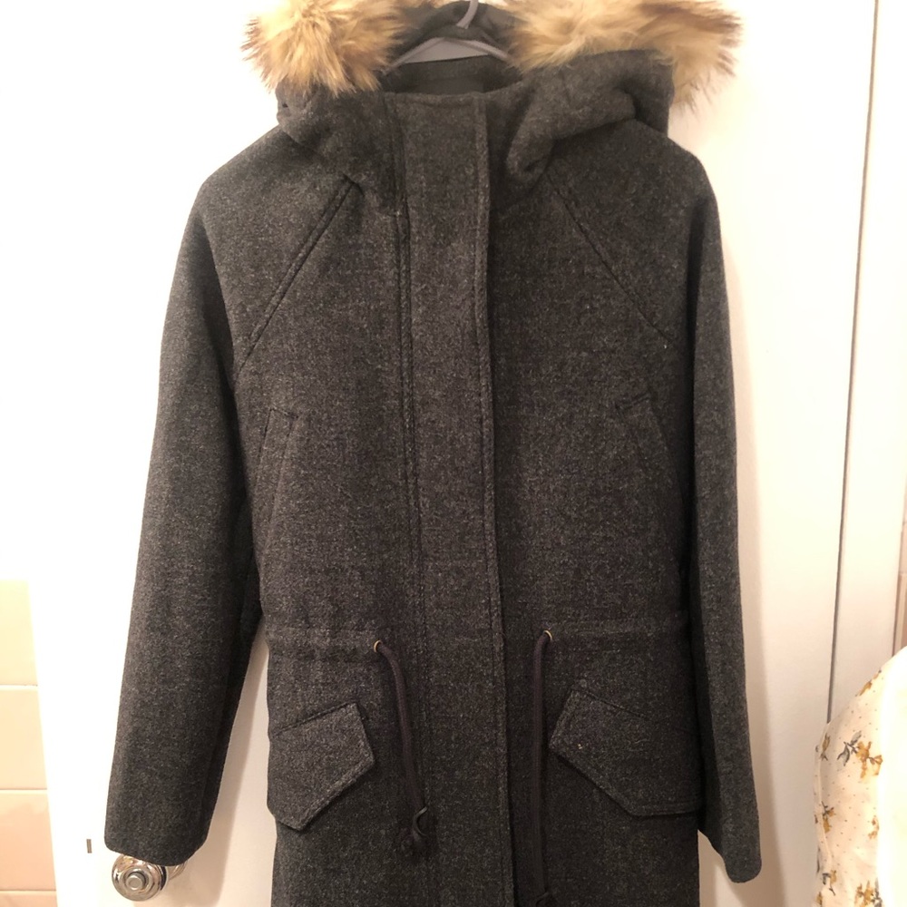 Madewell Gray Vancouver Parka